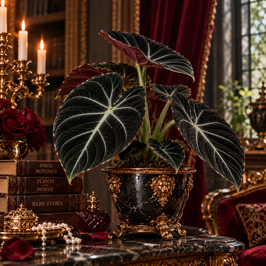 Queen Regina | Alocasia Black Velvet