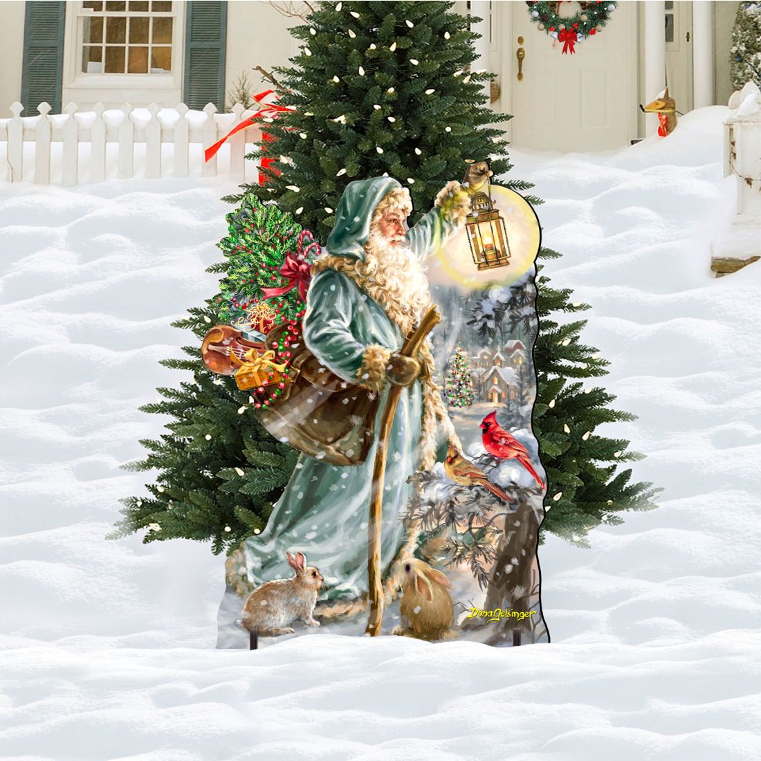 Saint Nicholas Christmas Outdoor Decor