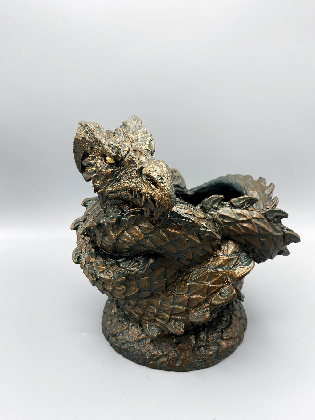 Coiled Dragon Planter | Large Version