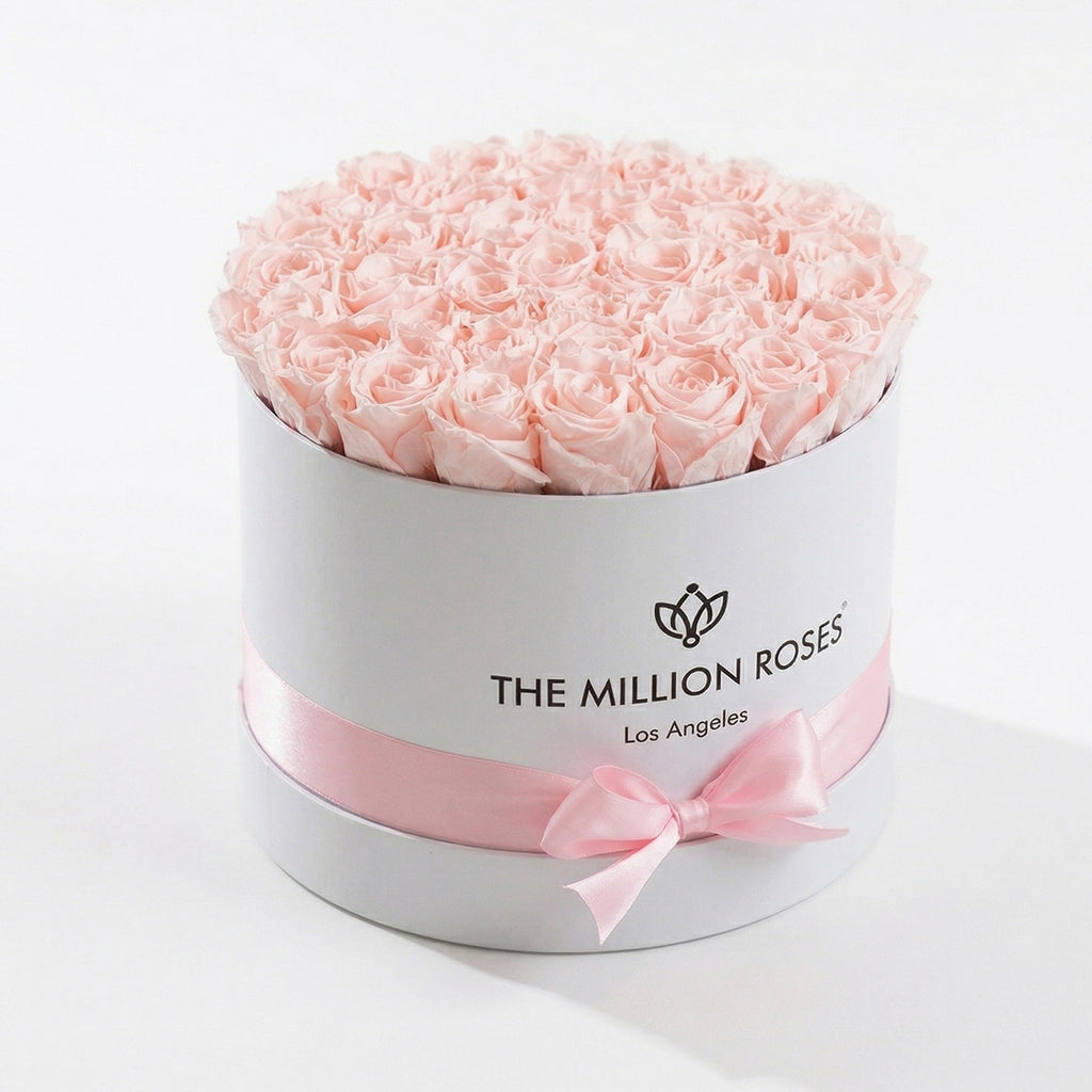 Supreme White Box | Light Pink Roses