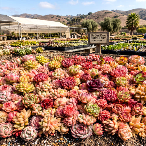 100 Rare Succulents – Boutique Small Mix | Live Plants 0.8"–2.2" | Perfect for Garden, Gifts & DIY