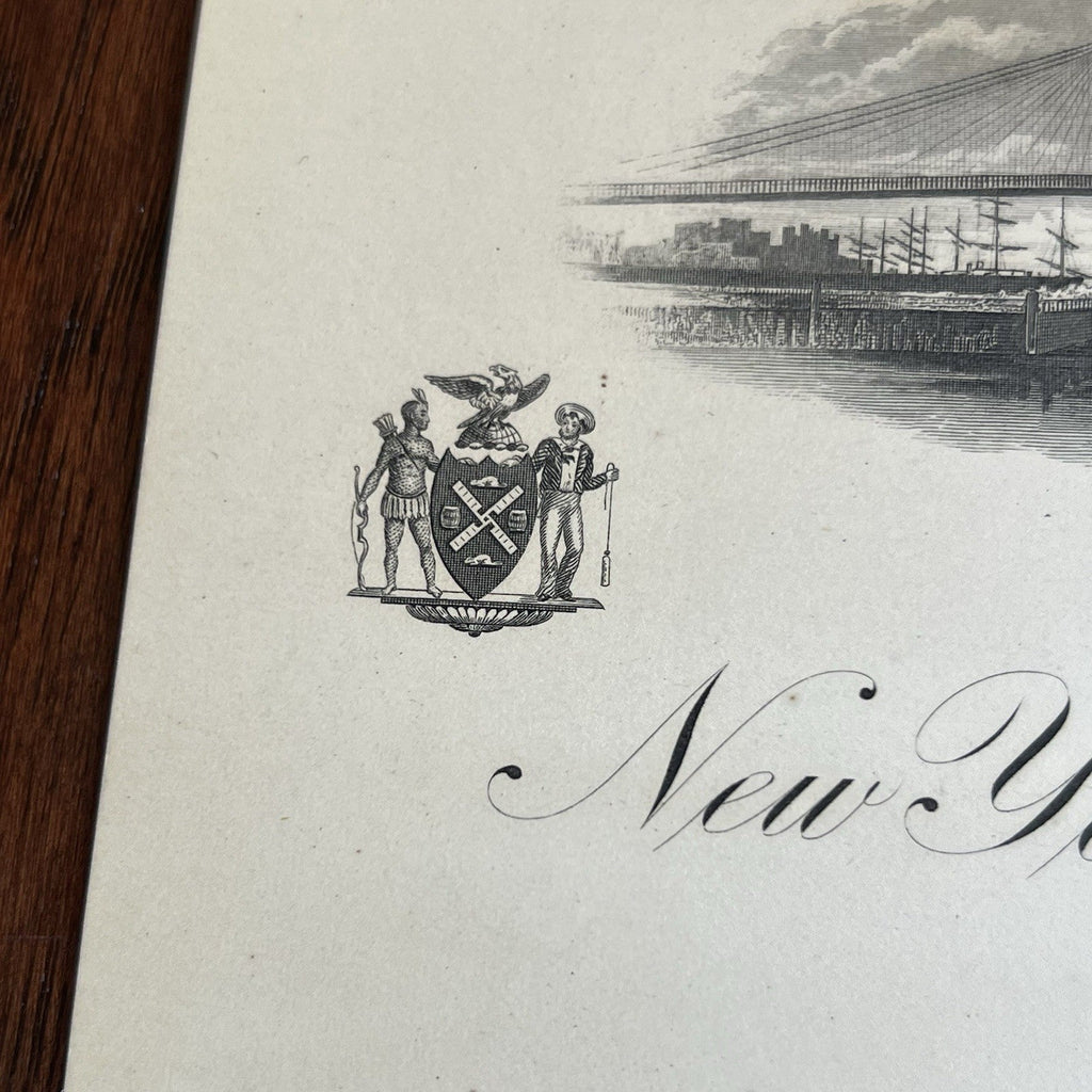 BROOKLYN BRIDGE Original TIFFANY & Co. OPENING CEREMONIES Invitation / Invite