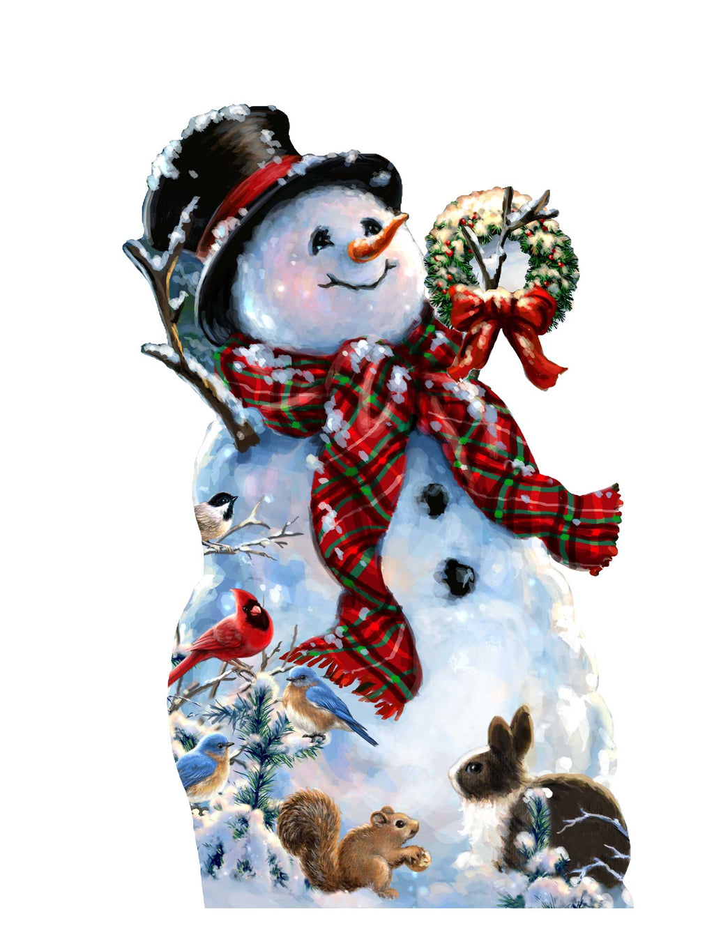 An Old-fashioned Christmas  Outdoor Scene