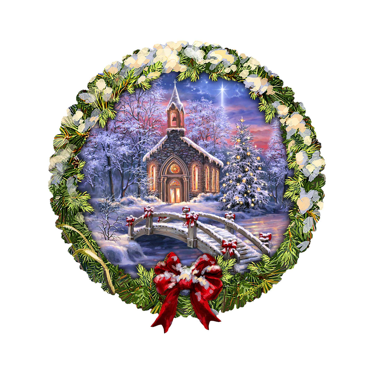 O Come Emmanuel Holiday Door Decor