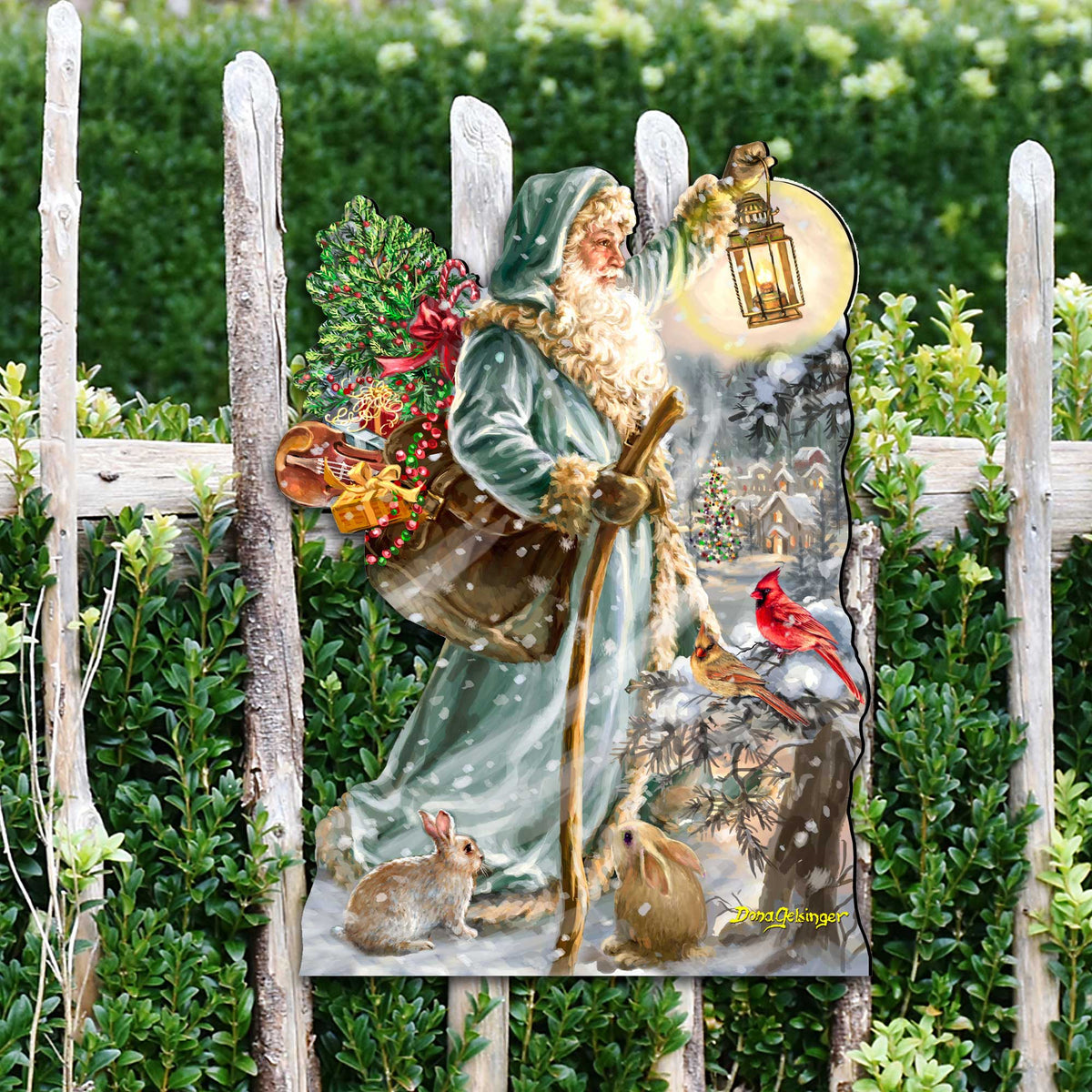 Saint Nicholas Christmas Door Decor