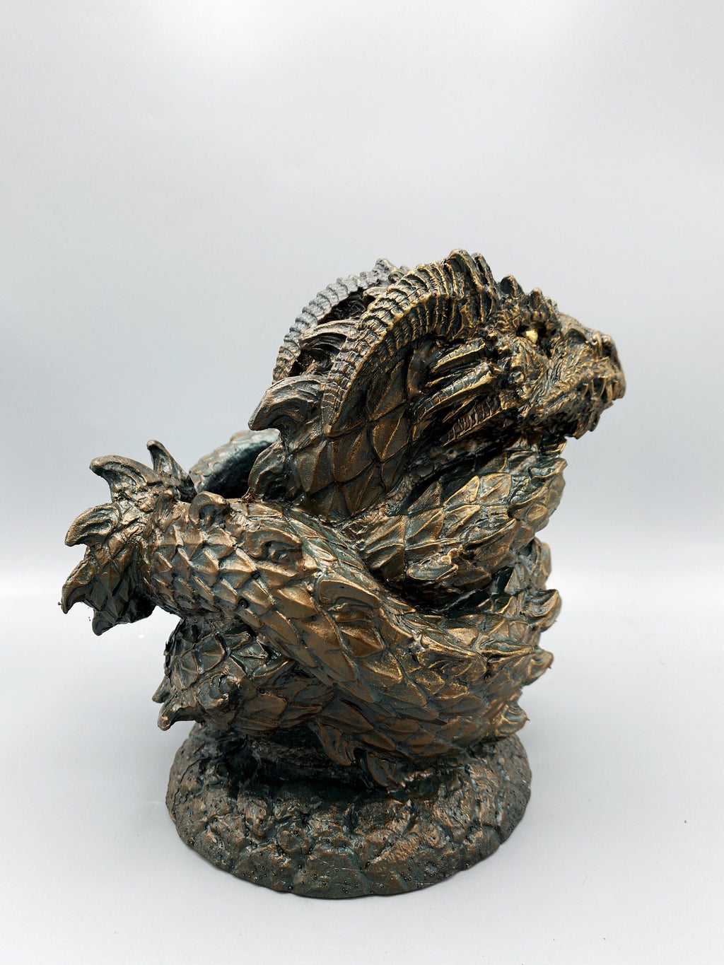 Coiled Dragon Planter | Large Version