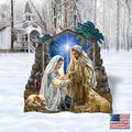 Glory to God Nativity Outdoor Decor by D. Gelsinger