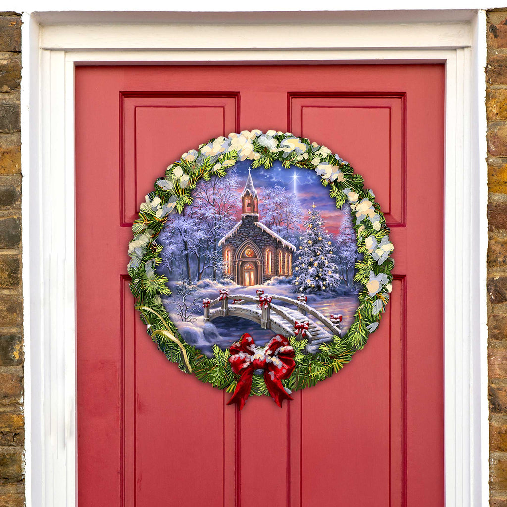 O Come Emmanuel Holiday Door Decor