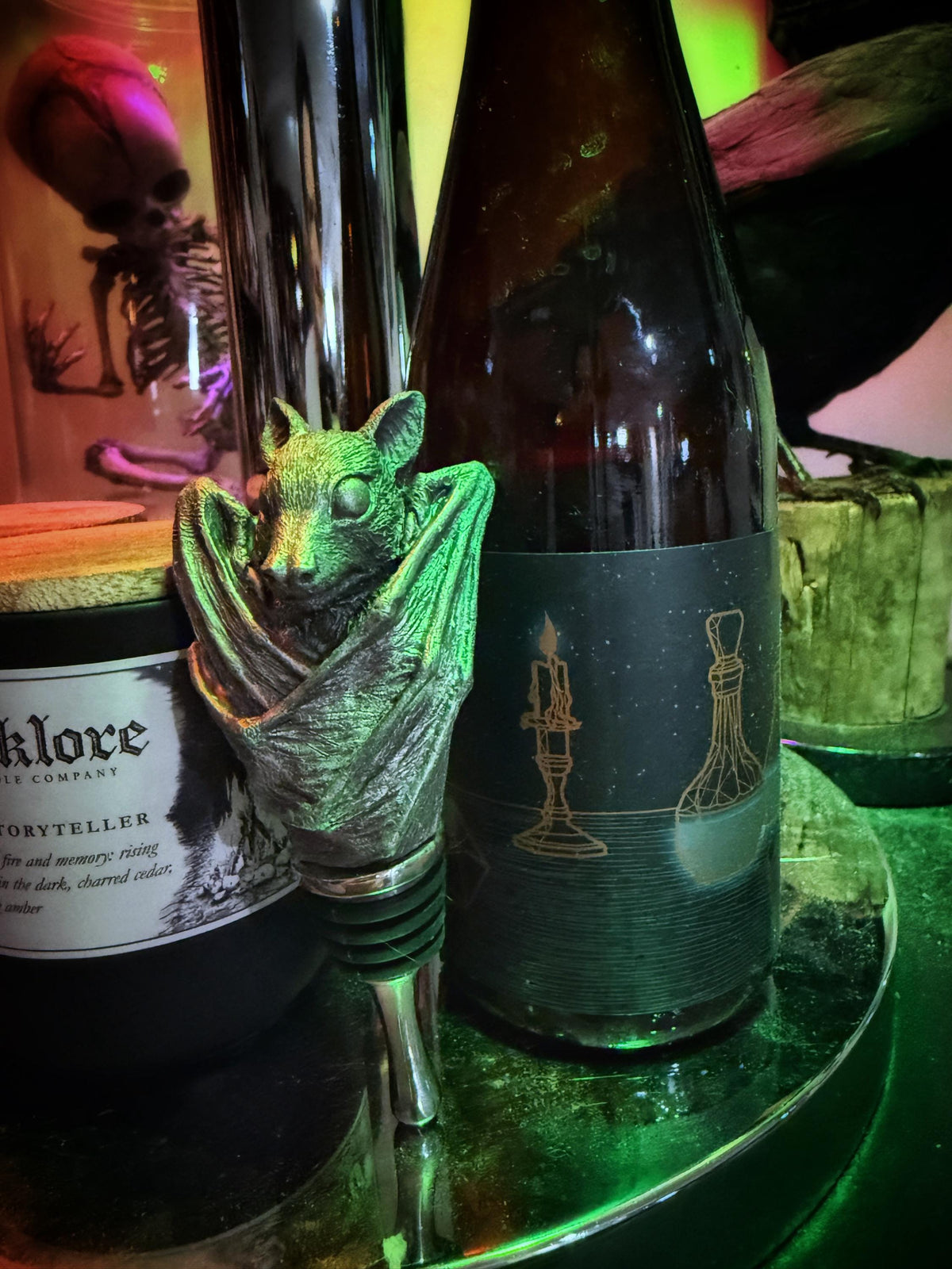 Fruit Bat Wine Stopper