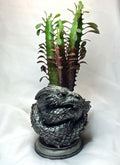 Coiled Dragon Planter | Pewter Finish