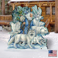 Cool Winds Father Winter Animals Wildlife Outdoor Decor
