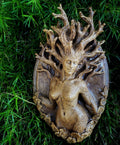 Mythic Forest Creature Wall Art | Hand Painted Resin Sculpture