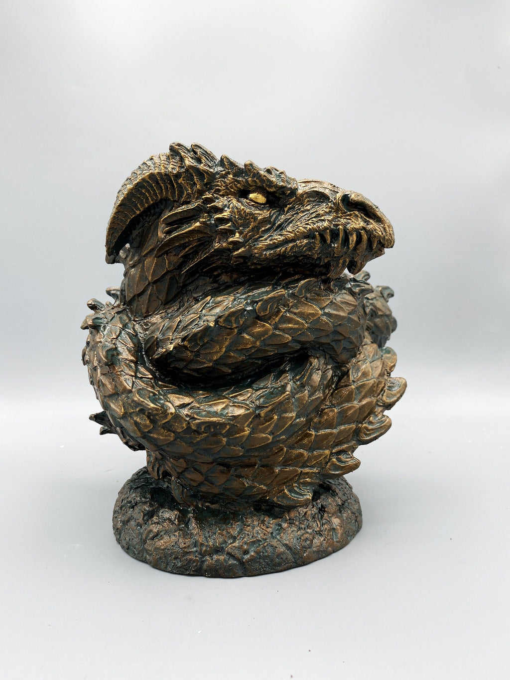 Coiled Dragon Planter | Large Version