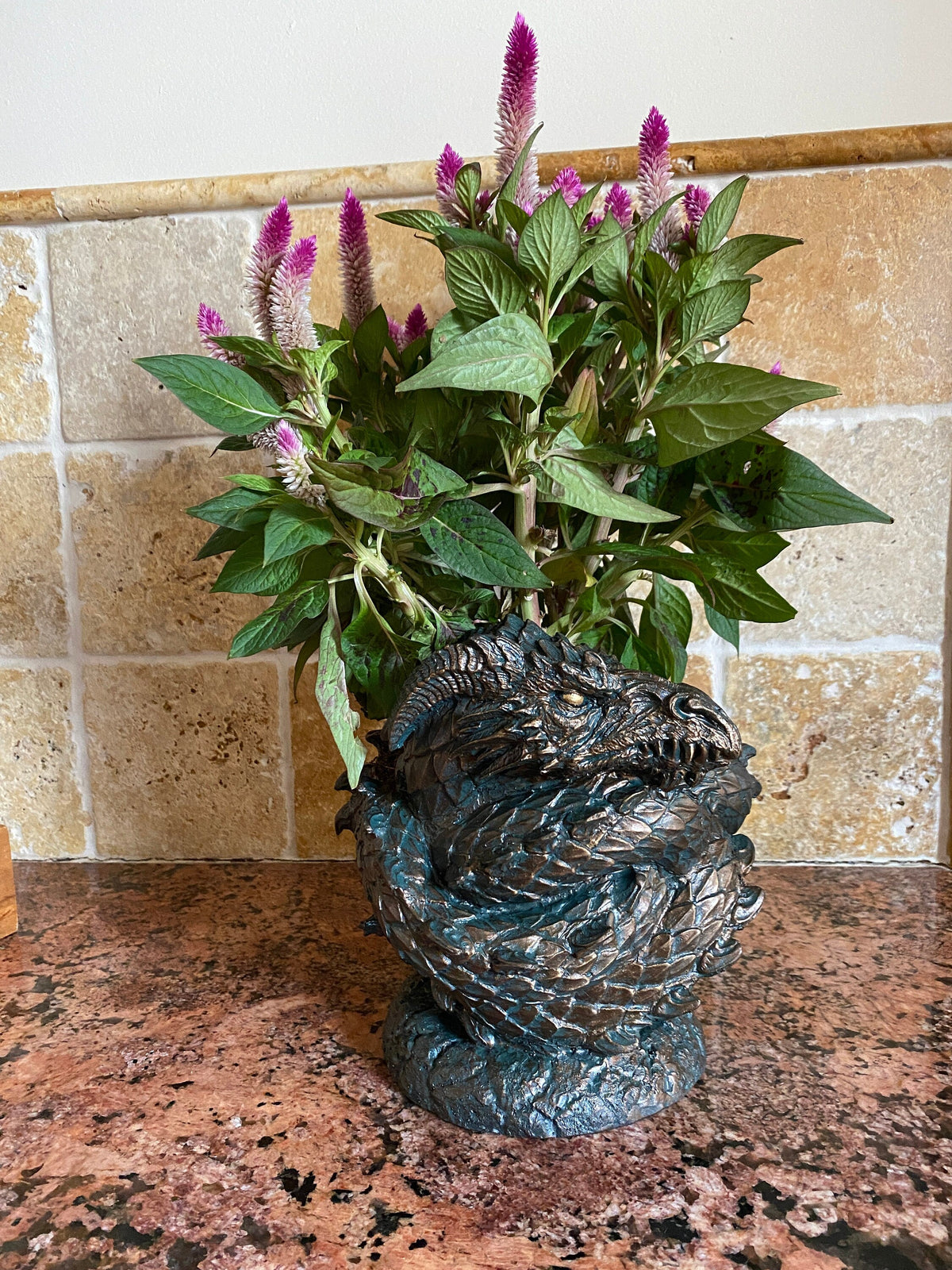 Coiled Dragon Planter | Large Version