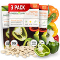 California Wonder Bell Pepper Seeds 3-Pack - Non-GMO