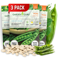 Sugar Snap Pea Seeds 3-Pack - Non-GMO
