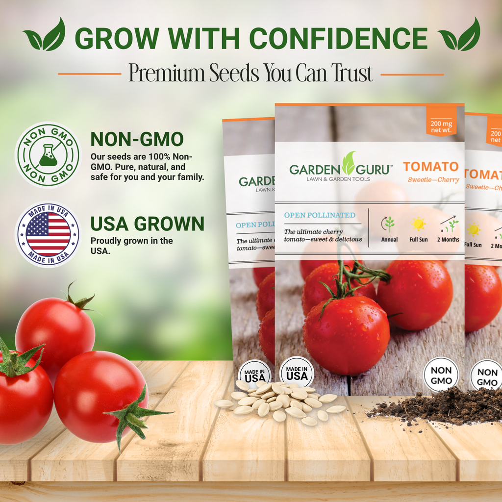 Sweetie Cherry Tomato Seeds 3-Pack - Non-GMO