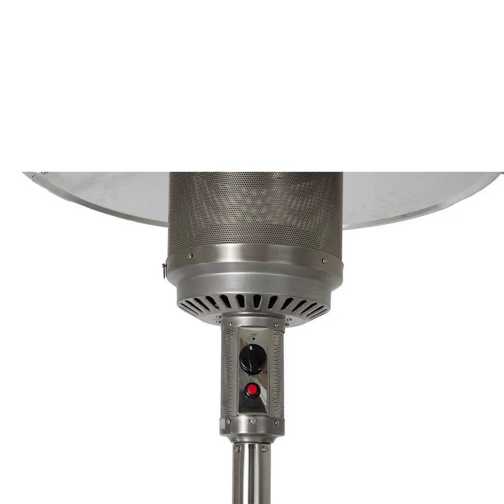 Stainless Steel Patio Heater with Permanent Table