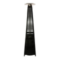 Modern Pyramid Flame Patio Heater, Black