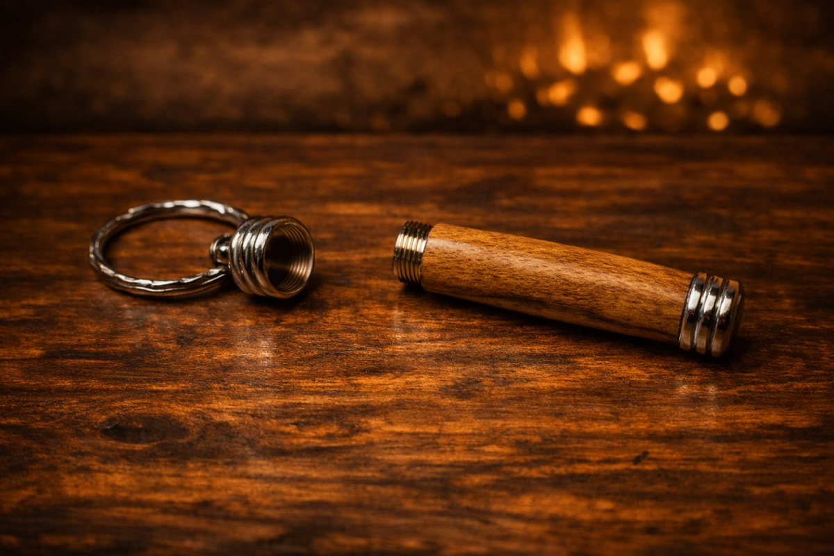 The Night Thinker | Handcrafted Leather & Wood Gift Set