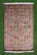 Royal Garden Panel Tapestry: Hand Knotted Mulberry silk 6ft * 4ft: