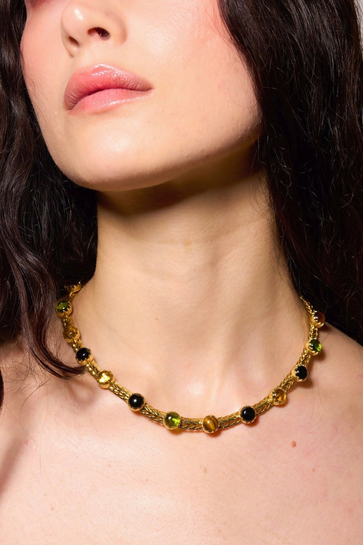 Chainmail Choker in Gold
