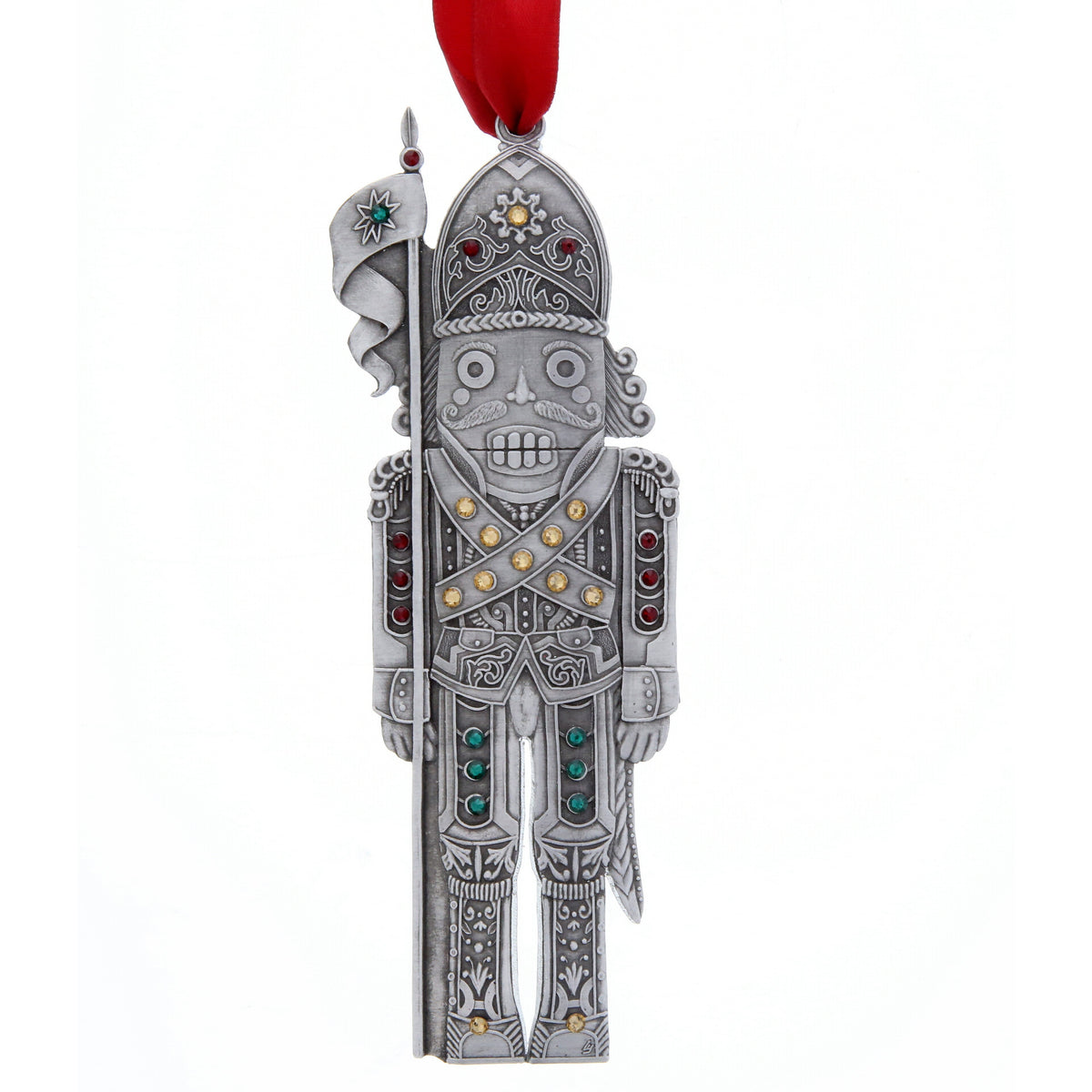 The Nutcracker Knight Christmas Ornament - Aluminum