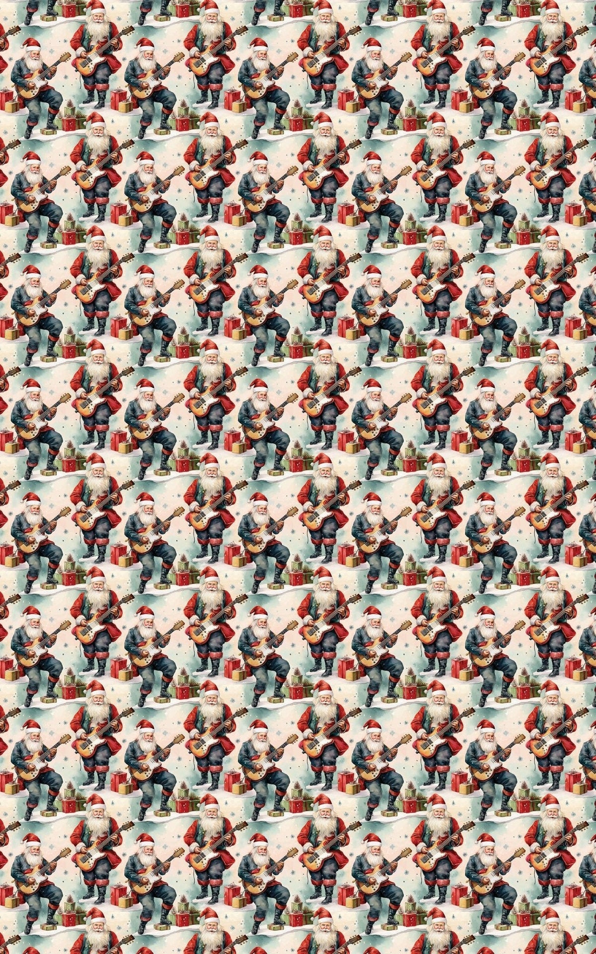 Santa Shreds Wrapping Paper