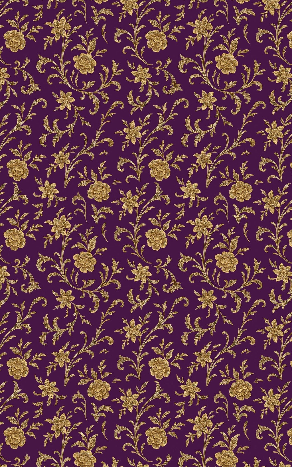 Baroque Amaranth Wrapping Paper