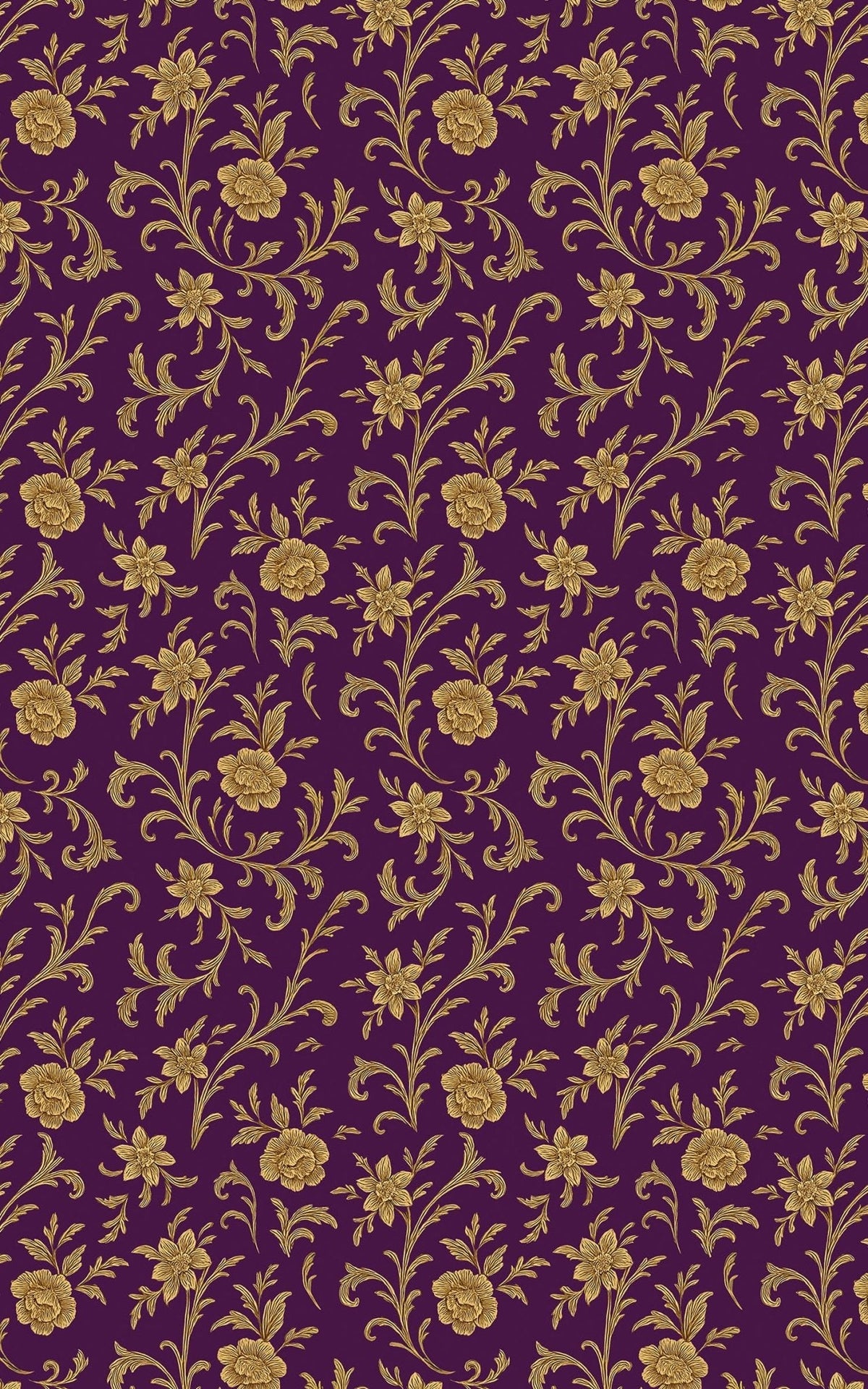 Baroque Amaranth Wrapping Paper