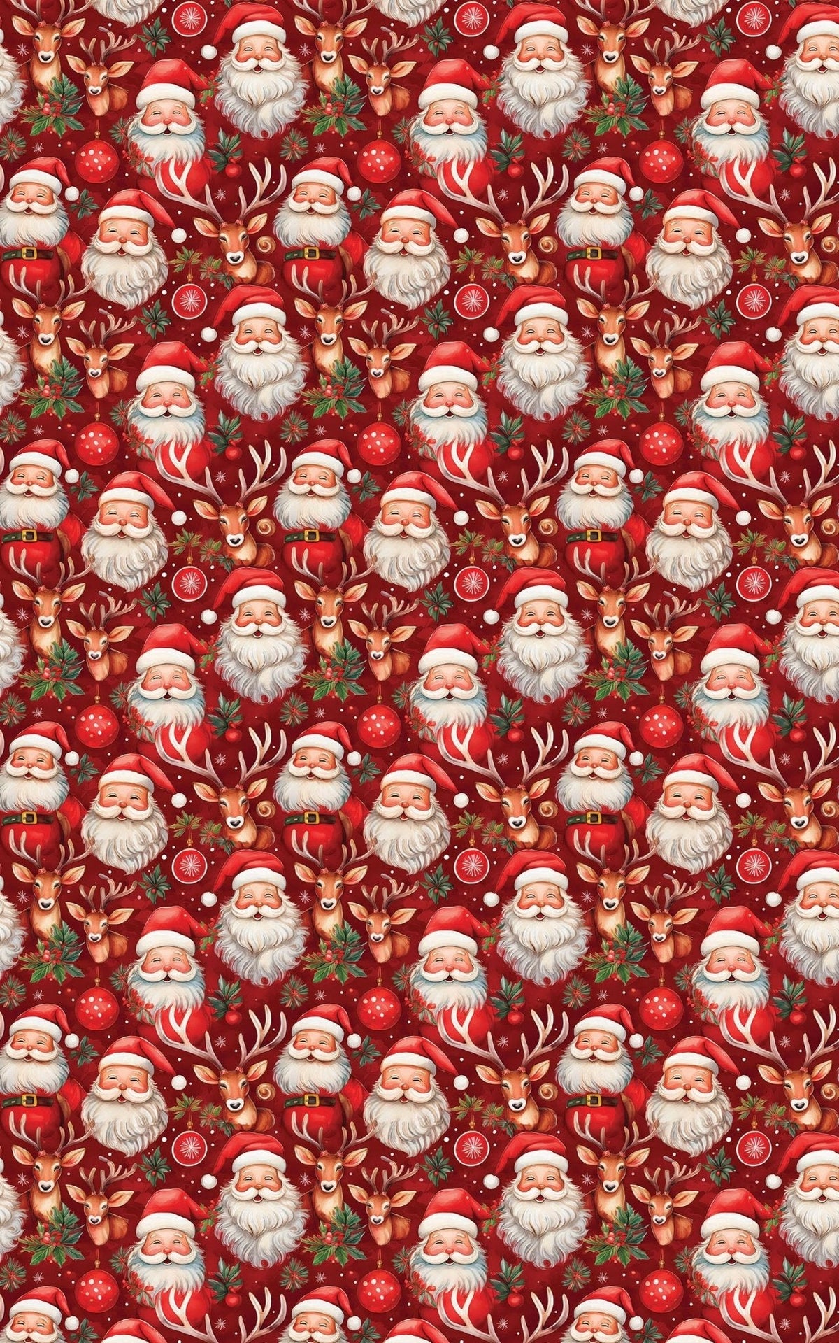 Holiday Hoopla with Santa Wrapping Paper