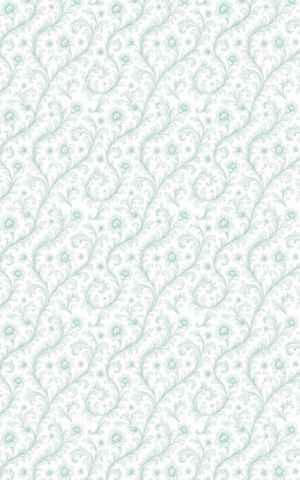 Mint Whisper Baroque Wrapping Paper