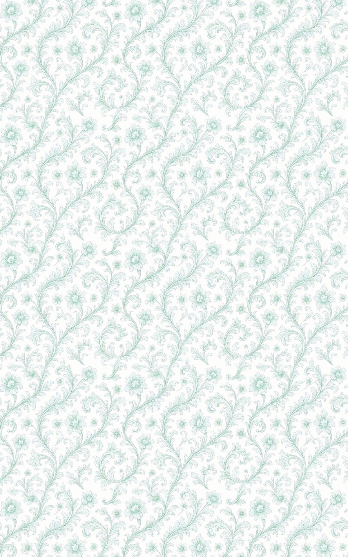 Mint Whisper Baroque Wrapping Paper