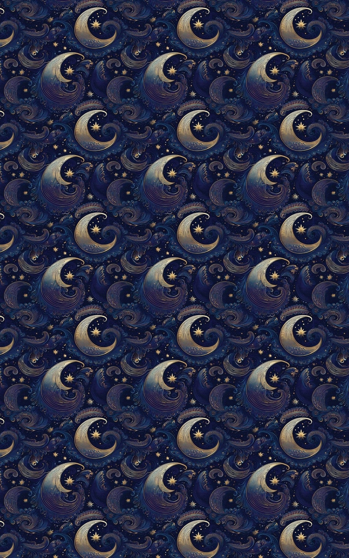 Baroque Constellations Wrapping Paper