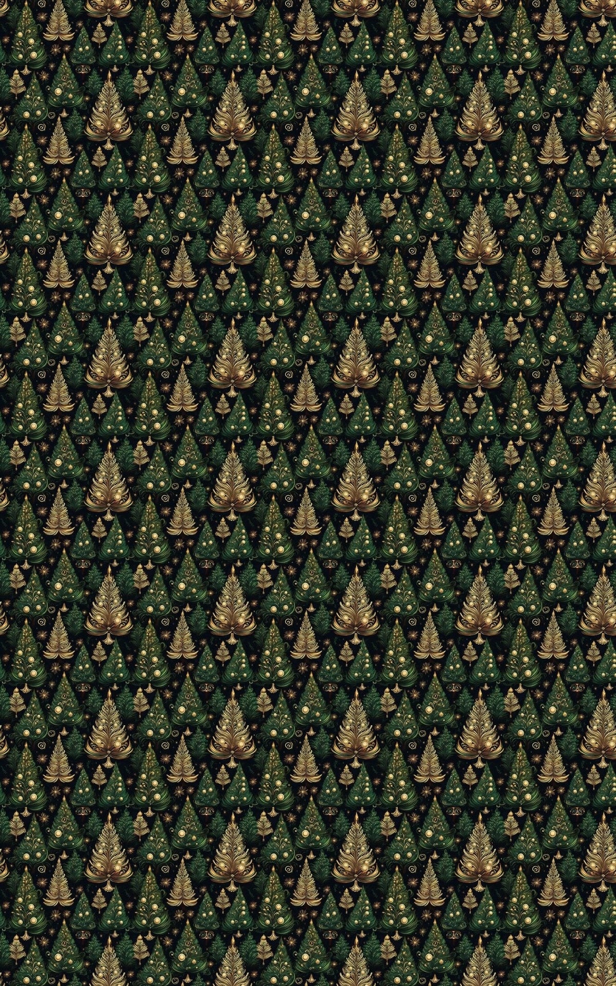 Enchanted Christmas Grove Wrapping Paper