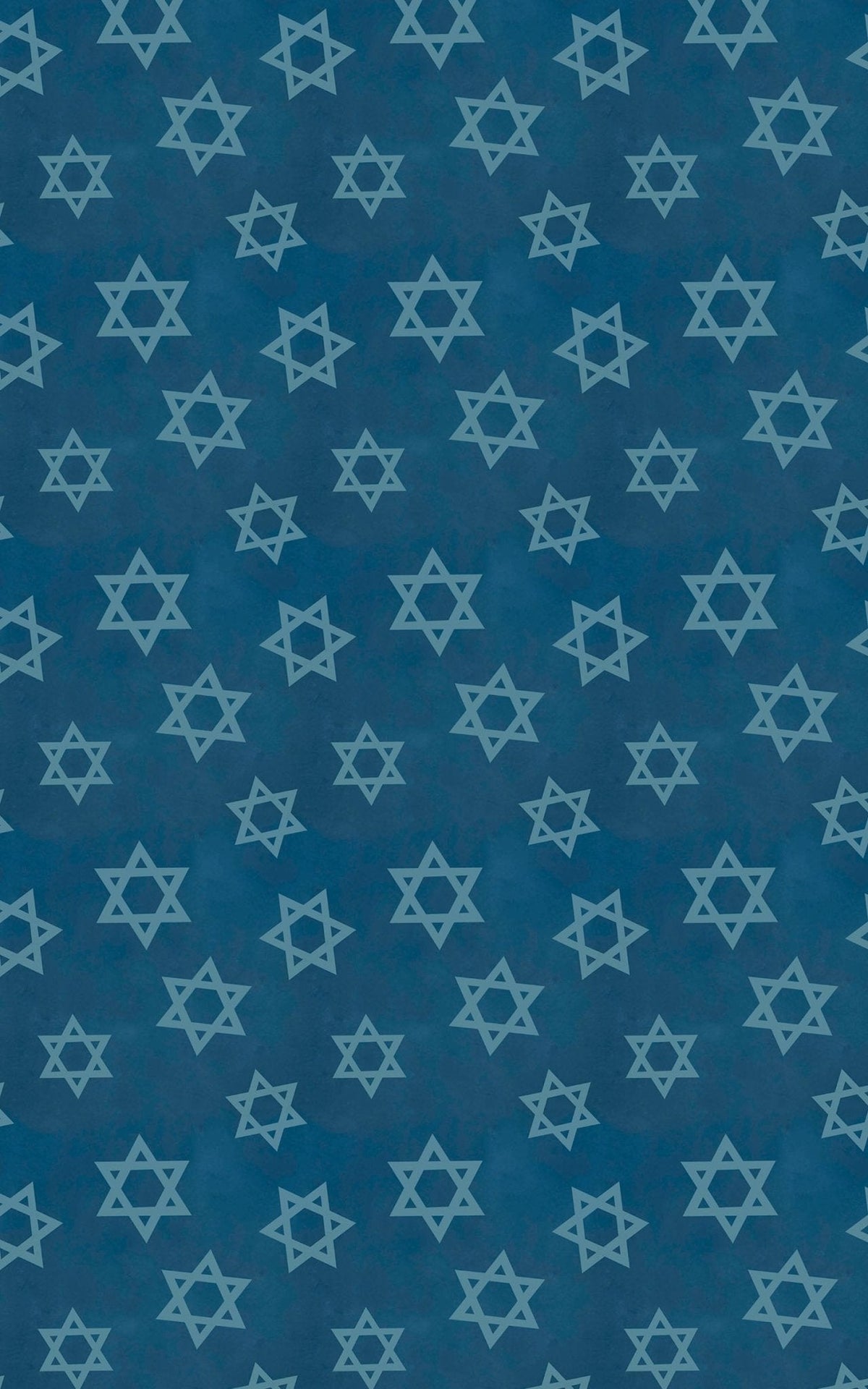 Shining Stars of David Wrapping Paper