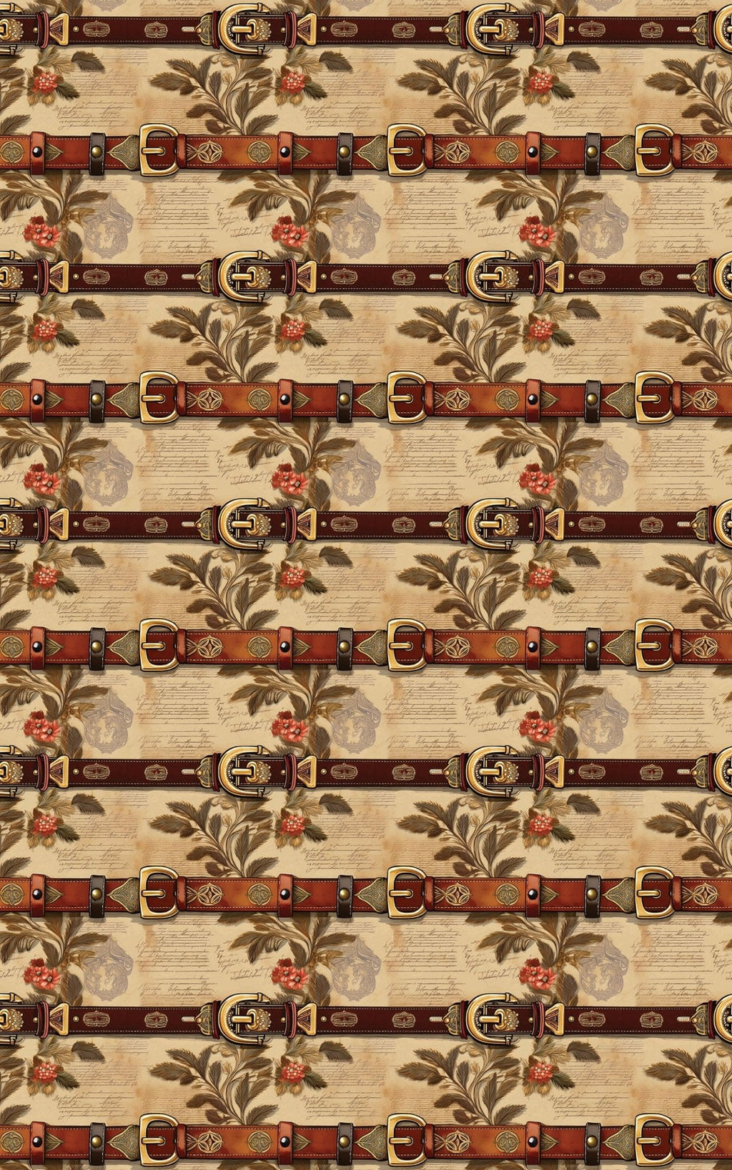 Wild West Clasps Wrapping Paper