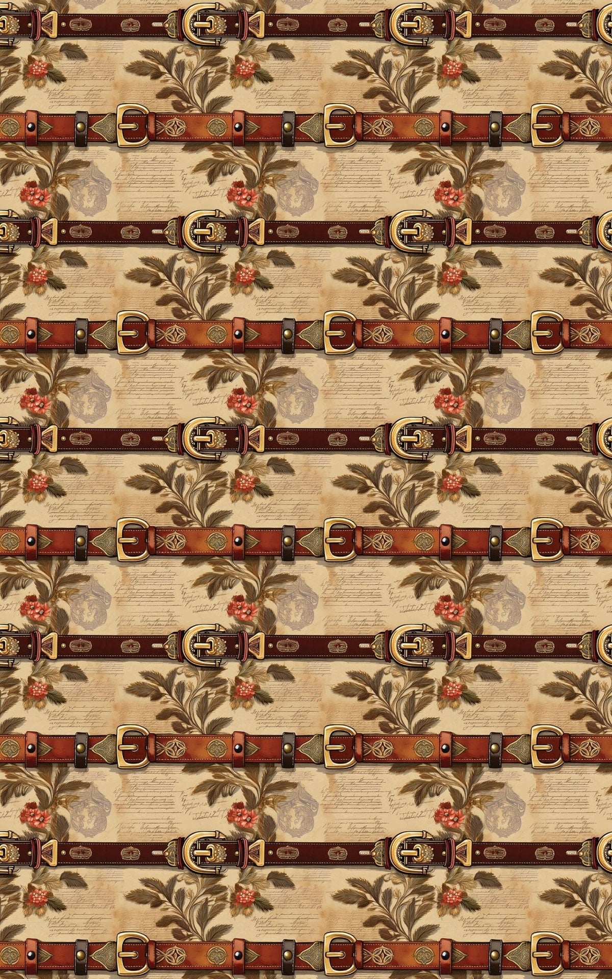 Wild West Clasps Wrapping Paper