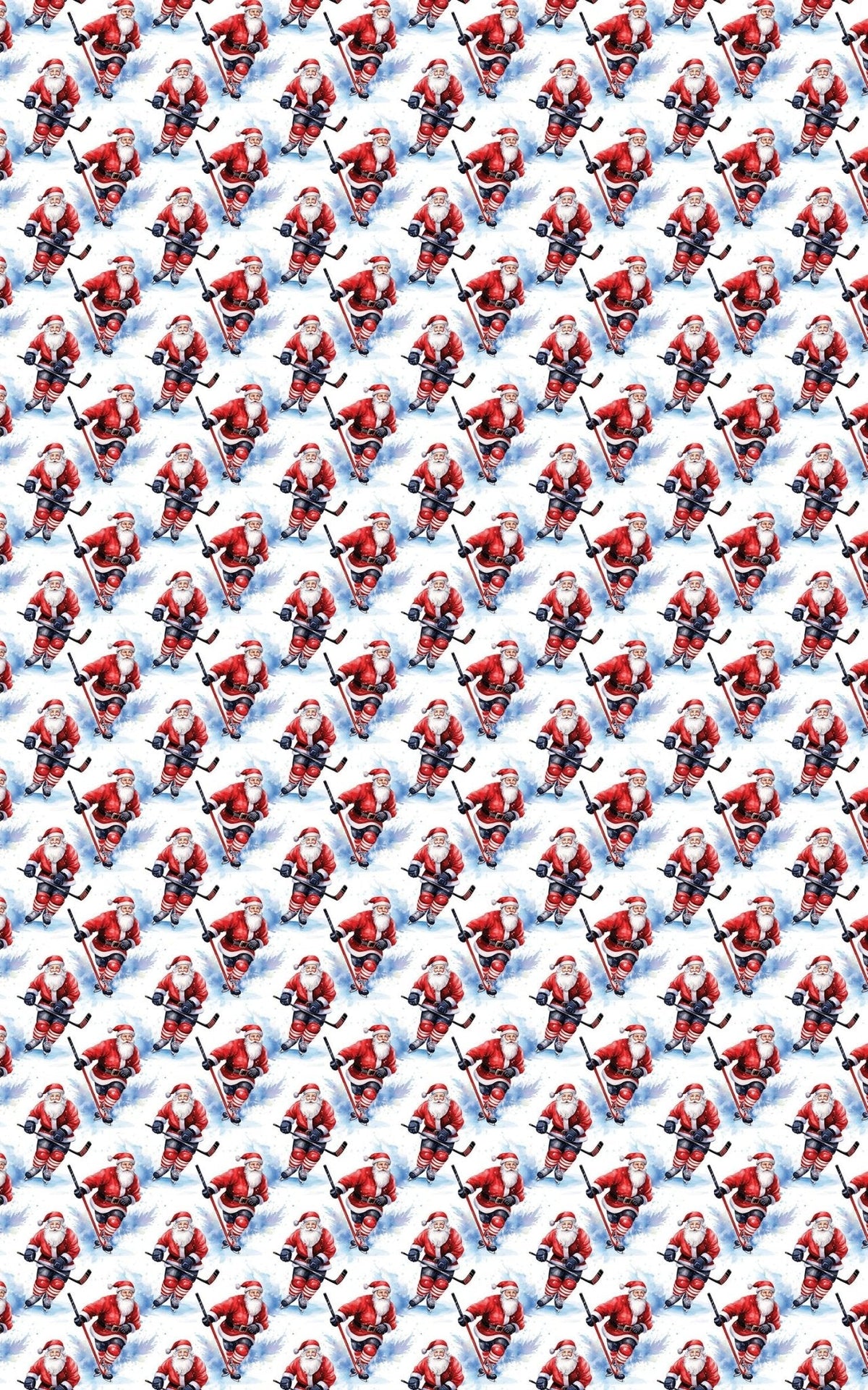 Slapshot Santa Wrapping Paper