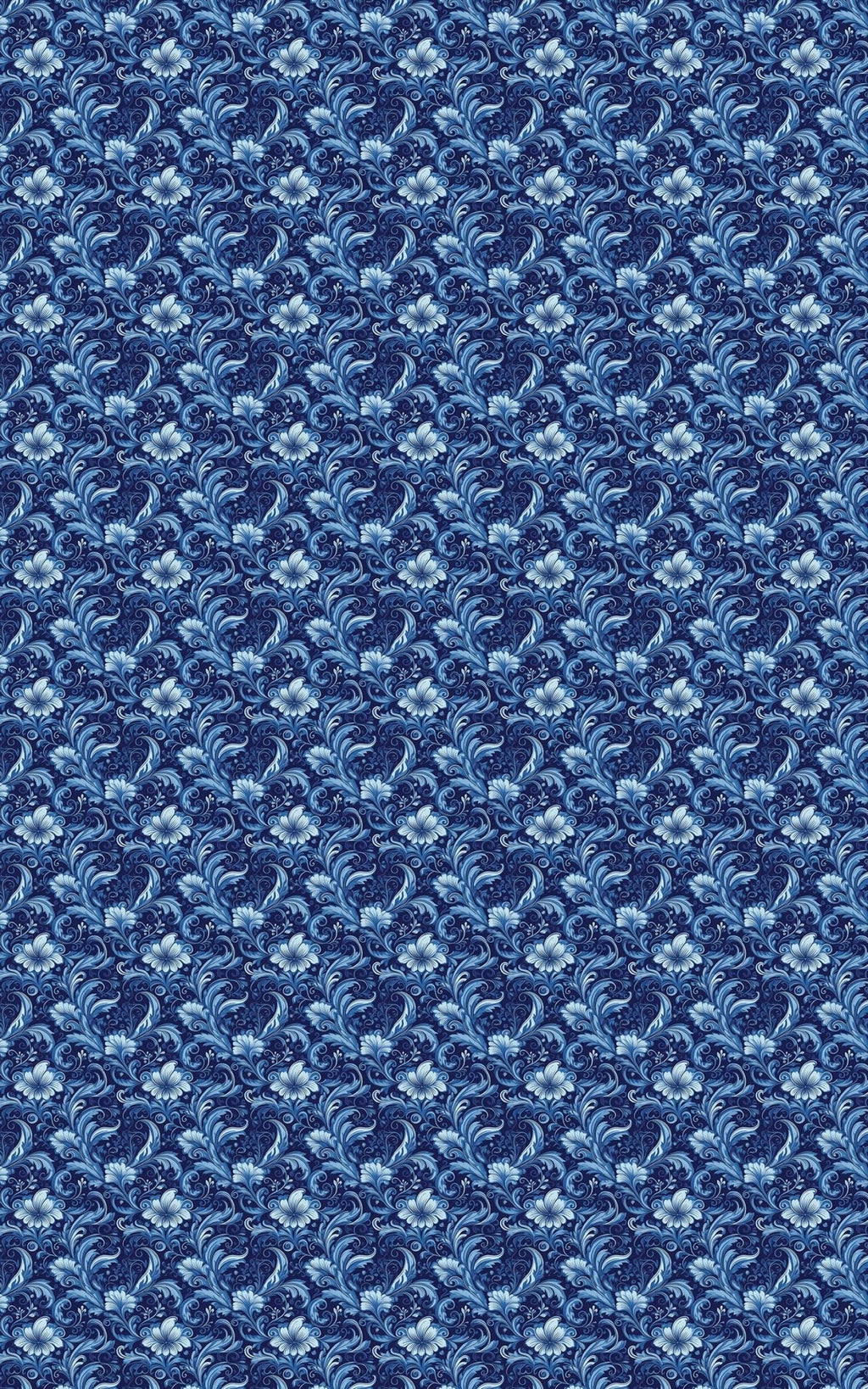 Baroque Bleu Wrapping Paper