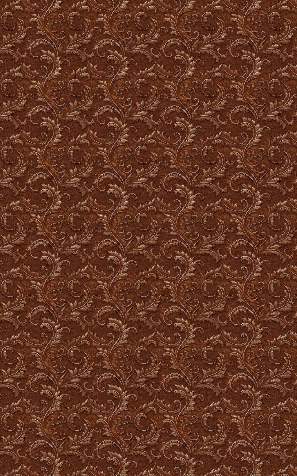 Leather Baroque Wrapping Paper