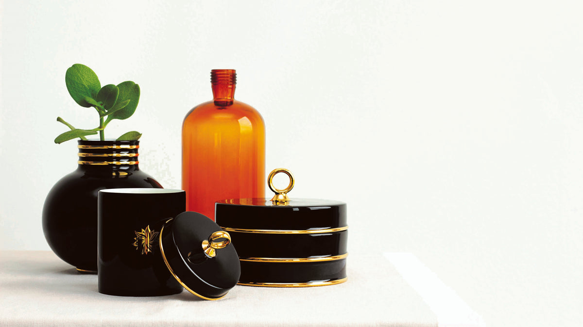 Arienne Black Accent Bowl