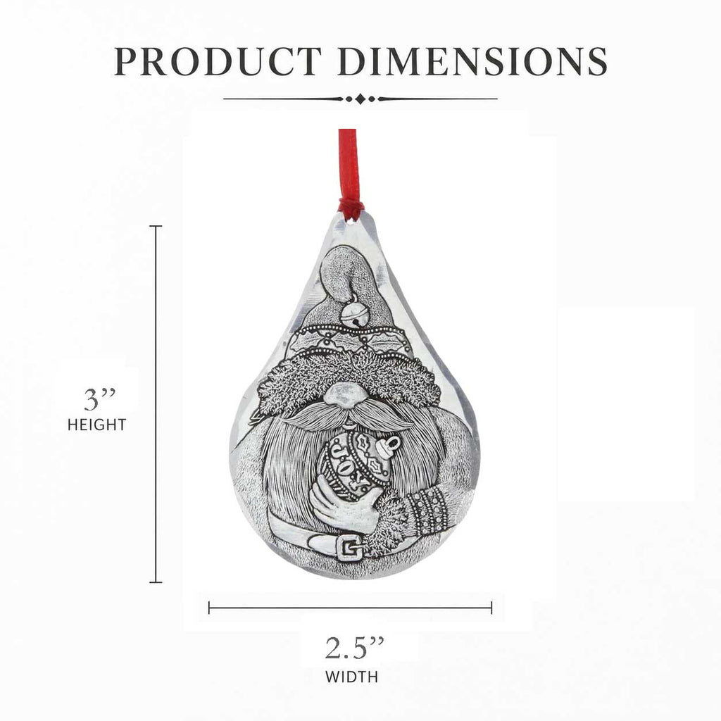 Gnome Christmas Ornament Set - 3 Piece