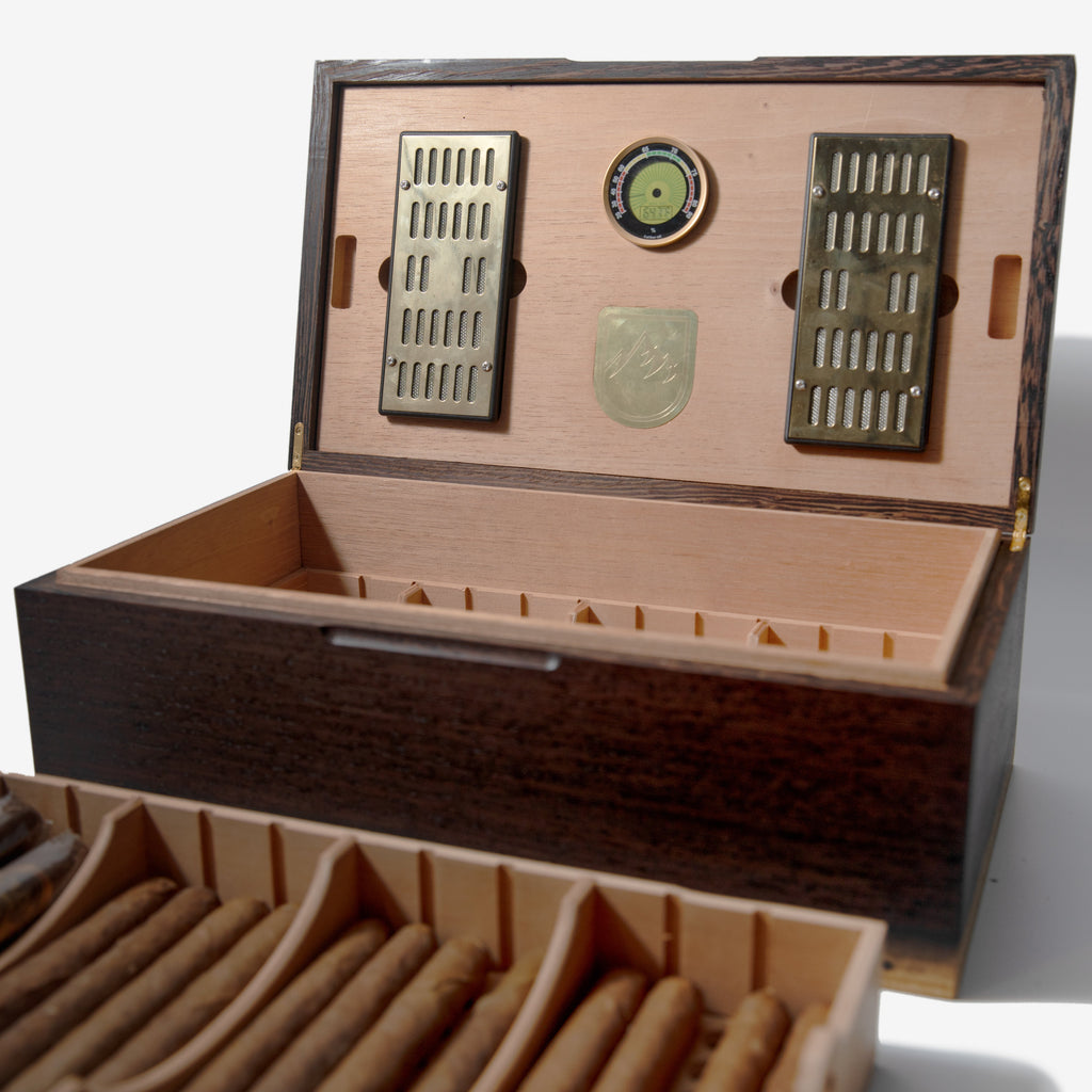 The Wenge Humidor | African Hardwood & Spanish Cedar