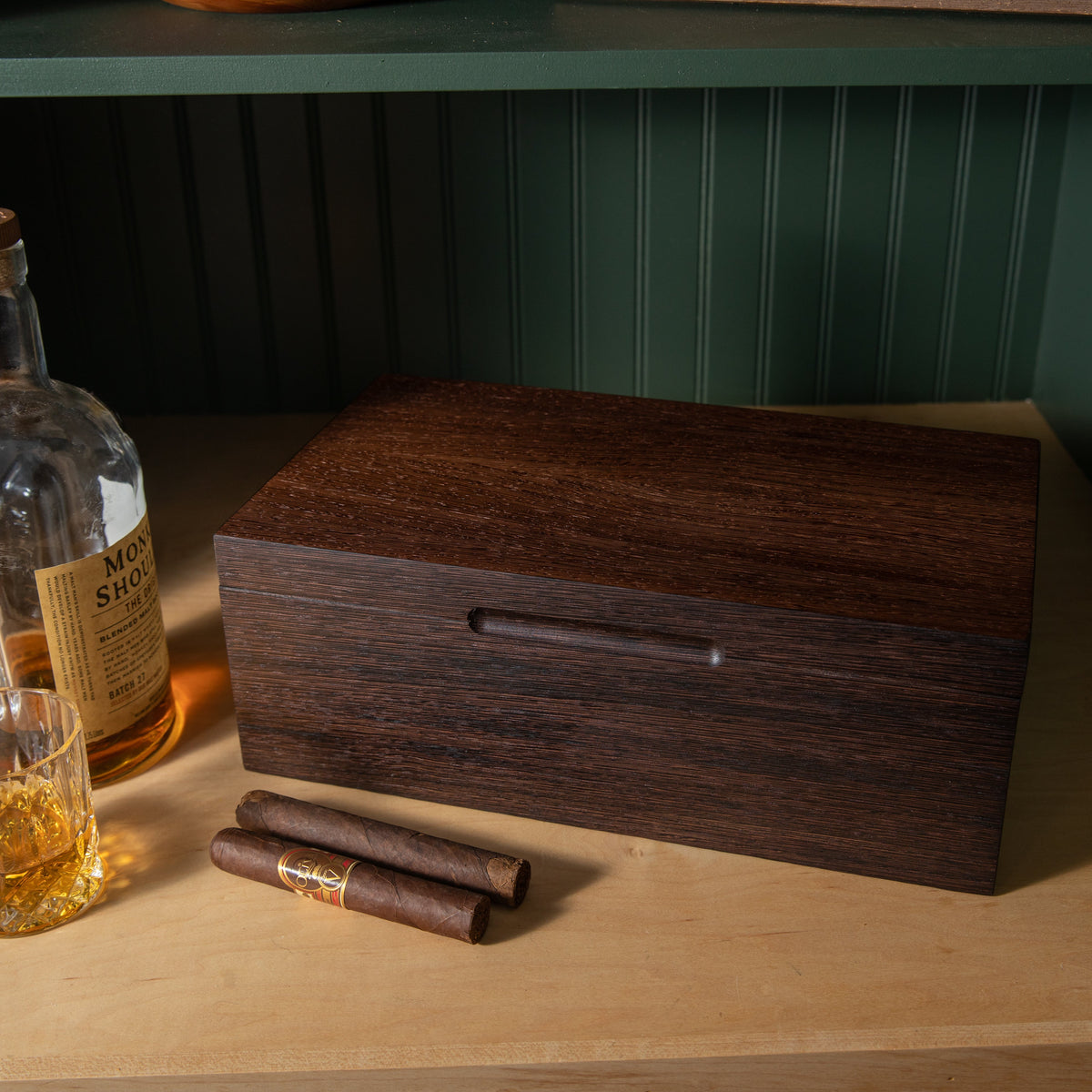 The Wenge Humidor | African Hardwood & Spanish Cedar