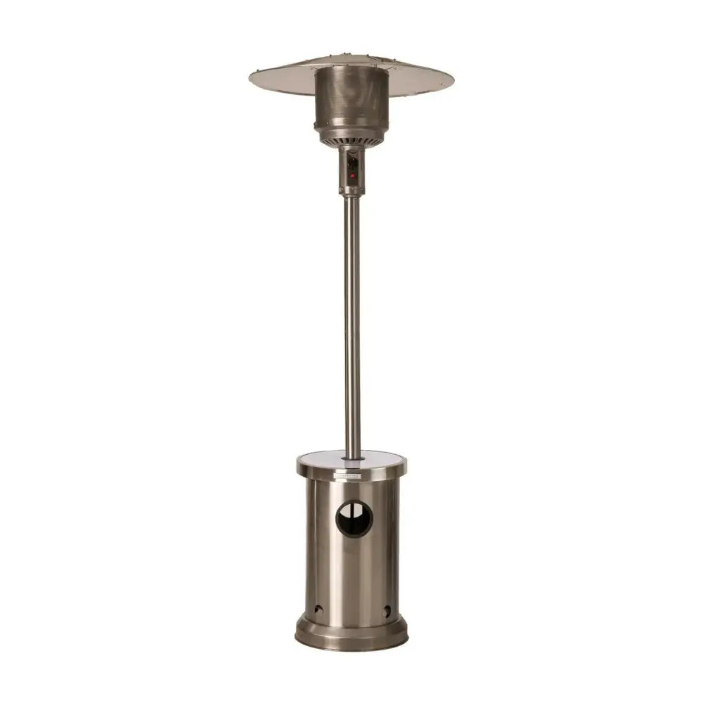 Stainless Steel Patio Heater with Permanent LED Table