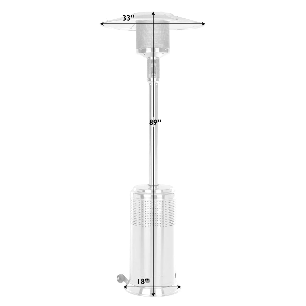 Stainless Steel Pro Series Patio Heater