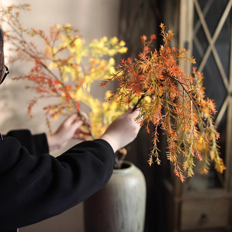 Lifelike Layered Leaf Spray 41" Tall