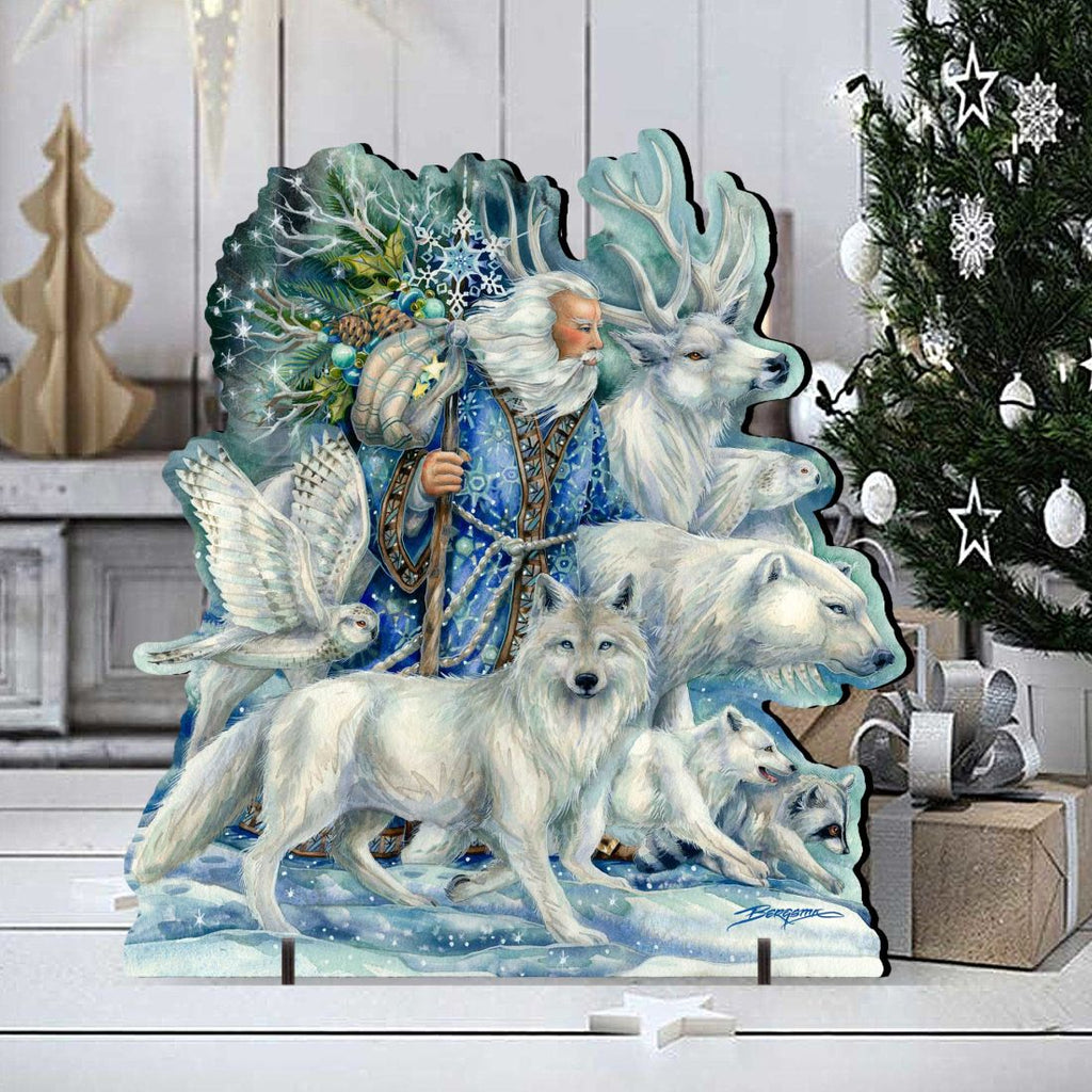 Cool Winds Father Winter Animals Wildlife Outdoor Decor