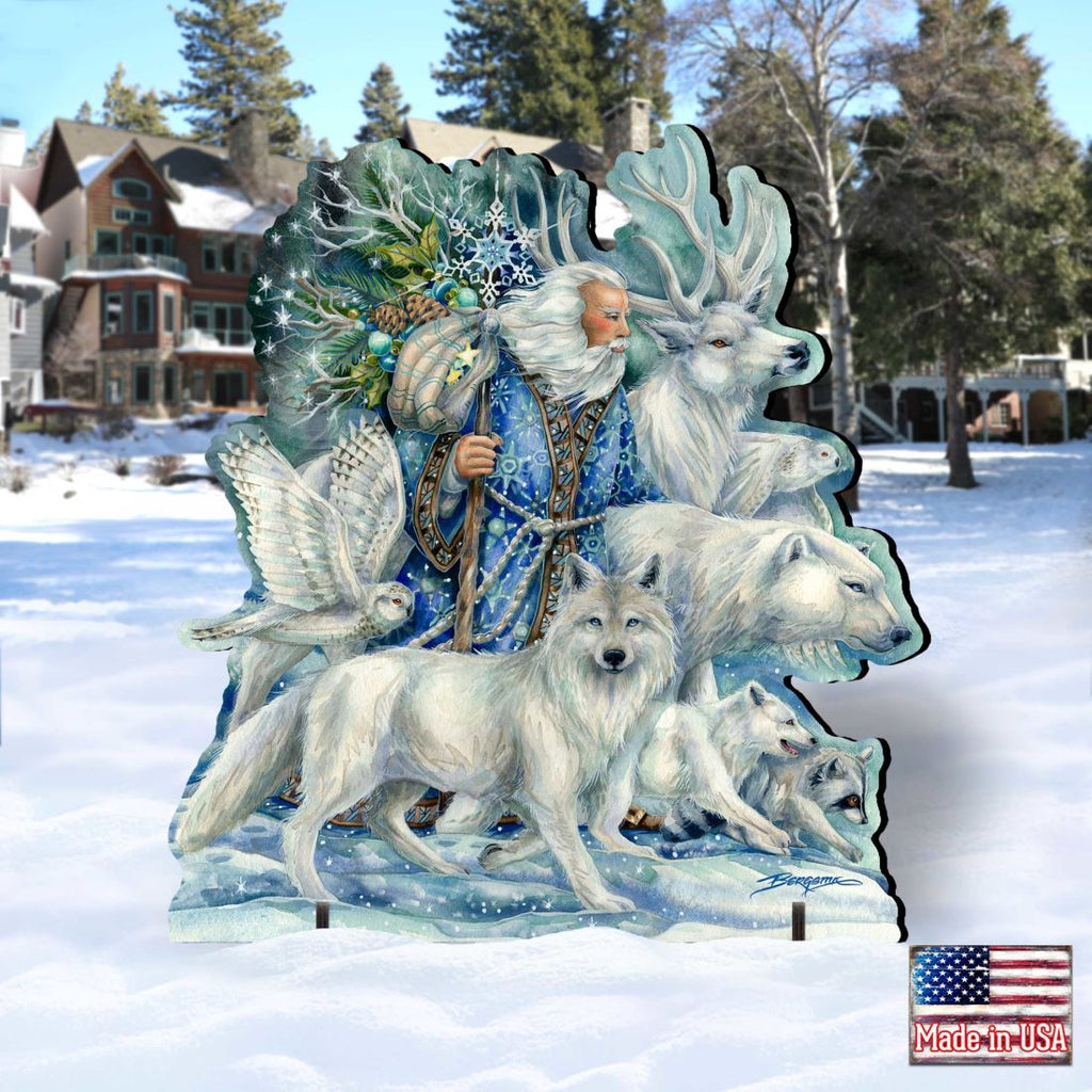 Cool Winds Father Winter Animals Wildlife Outdoor Decor